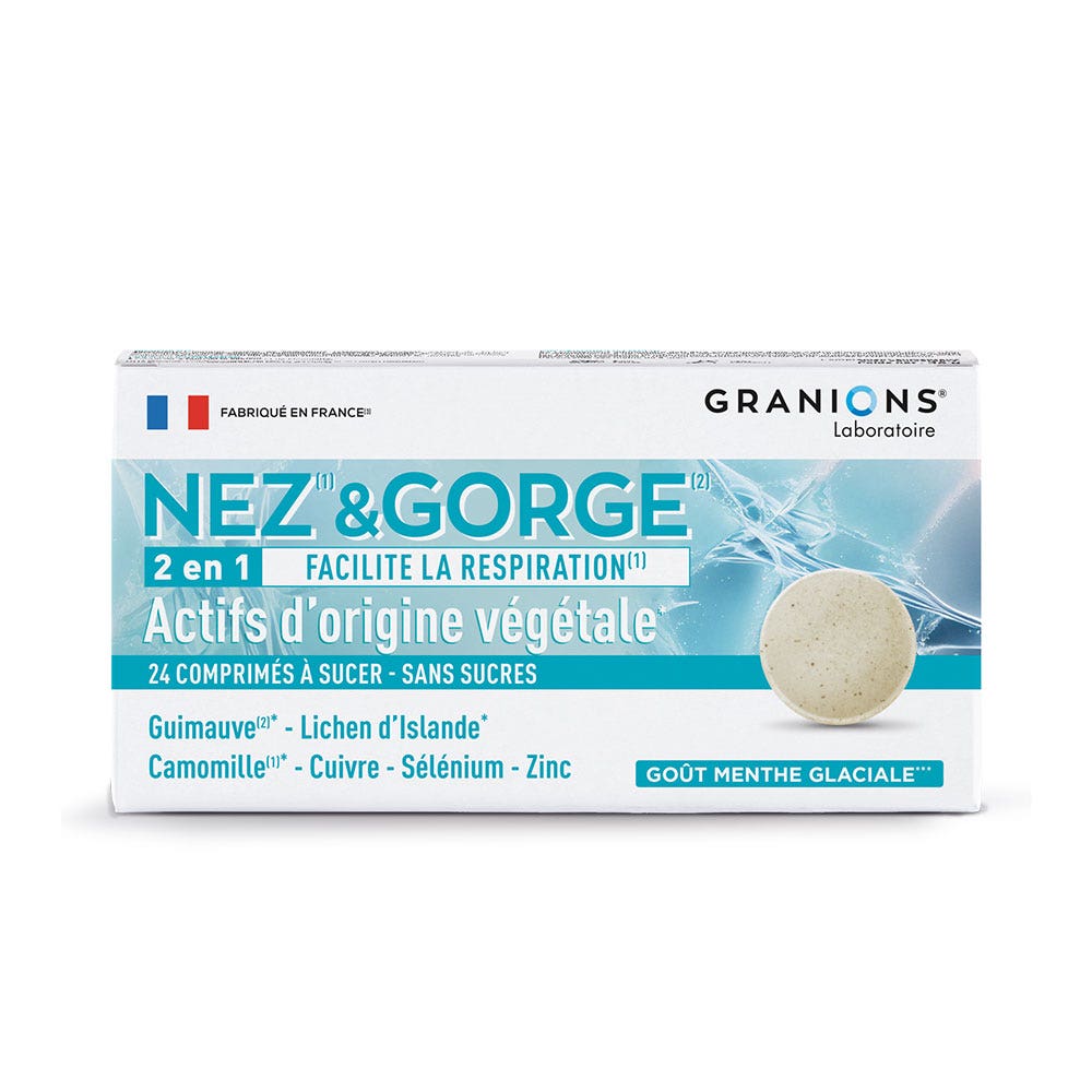 Granions Naso e gola 24 compresse masticabili