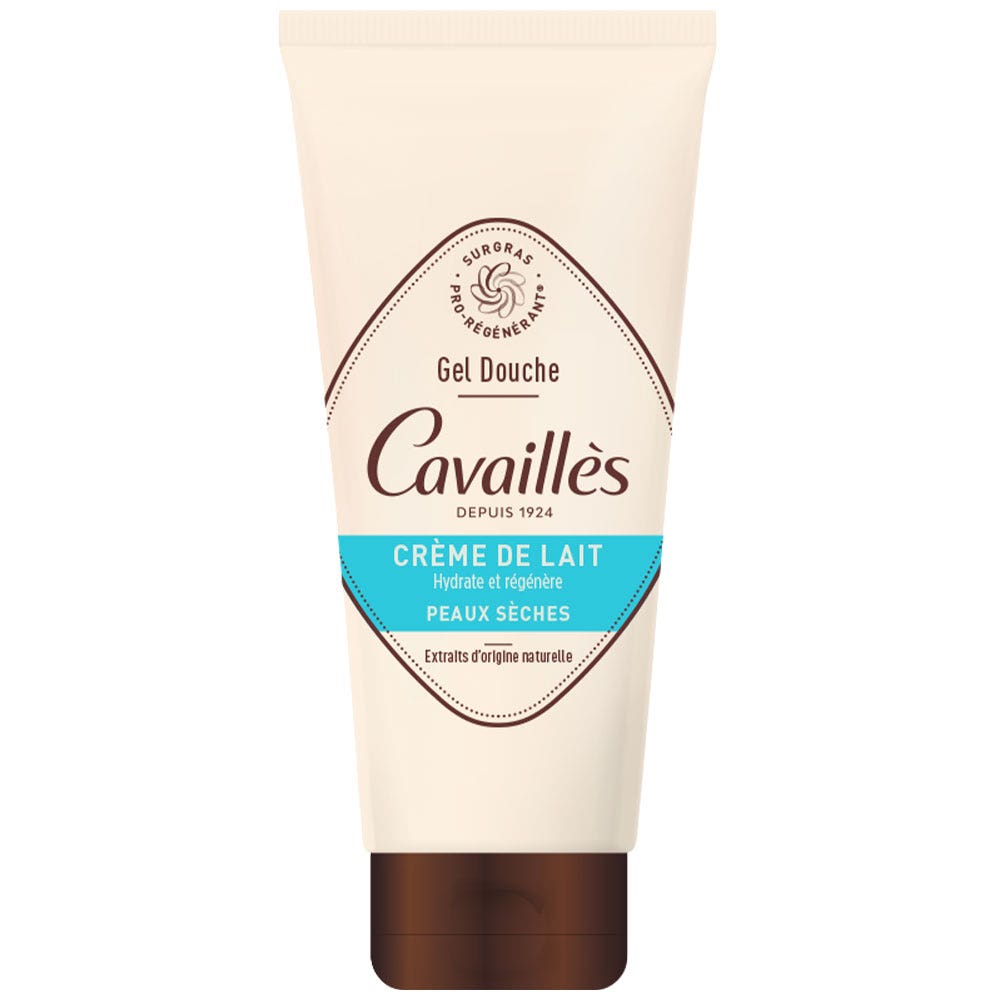Cavaillès Gel Bagno Doccia Surgras crema di latte per pelli secche pelle secca 200ml