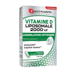 Forté Pharma Forté Royal Vitamine D liposomiali 2000IU Immunità e salute delle ossa 30 capsule