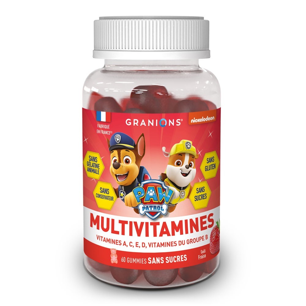 Granions Gummies La pattuglia dei multivitaminici per bambini Bambino Fragola 60 gomme