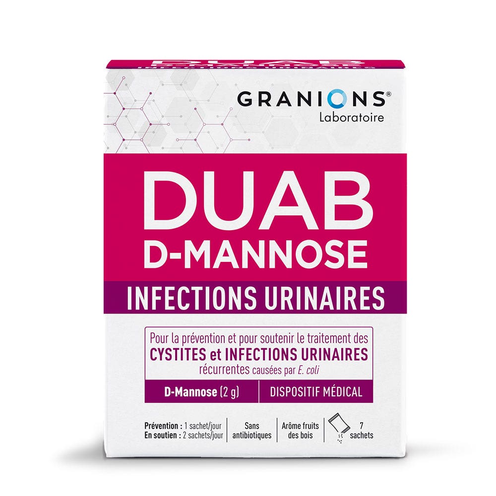 Granions DUAB D-Mannosio per infezioni urinarie 7 bustine