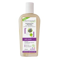 Dermaclay Shampoo trattante biologico Argilla Blanc per la rimozione della caduta dei capelli 250ml
