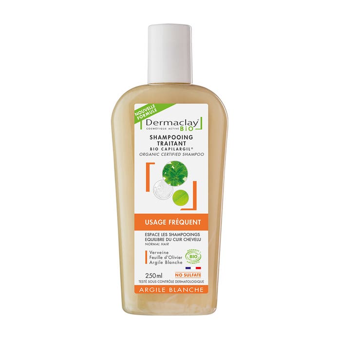 Shampoo trattante Bio 250ml Argilla Blanc usata di frequente Dermaclay