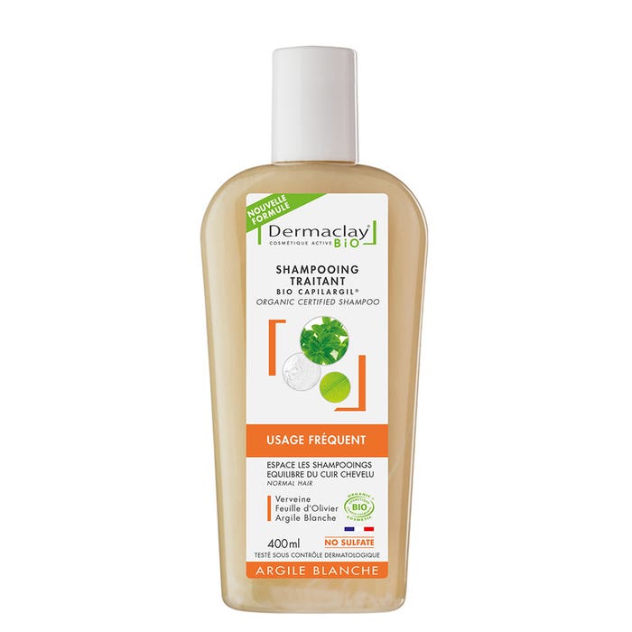Shampoo trattante Bio 400 ml Argilla Blanc usata di frequente Dermaclay