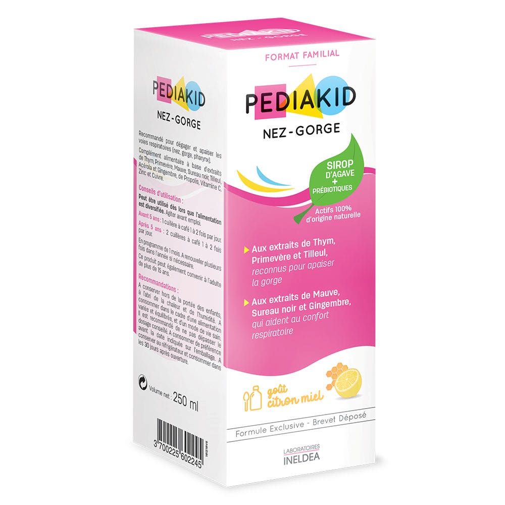 Pediakid Sciroppo gola-naso 250 ml