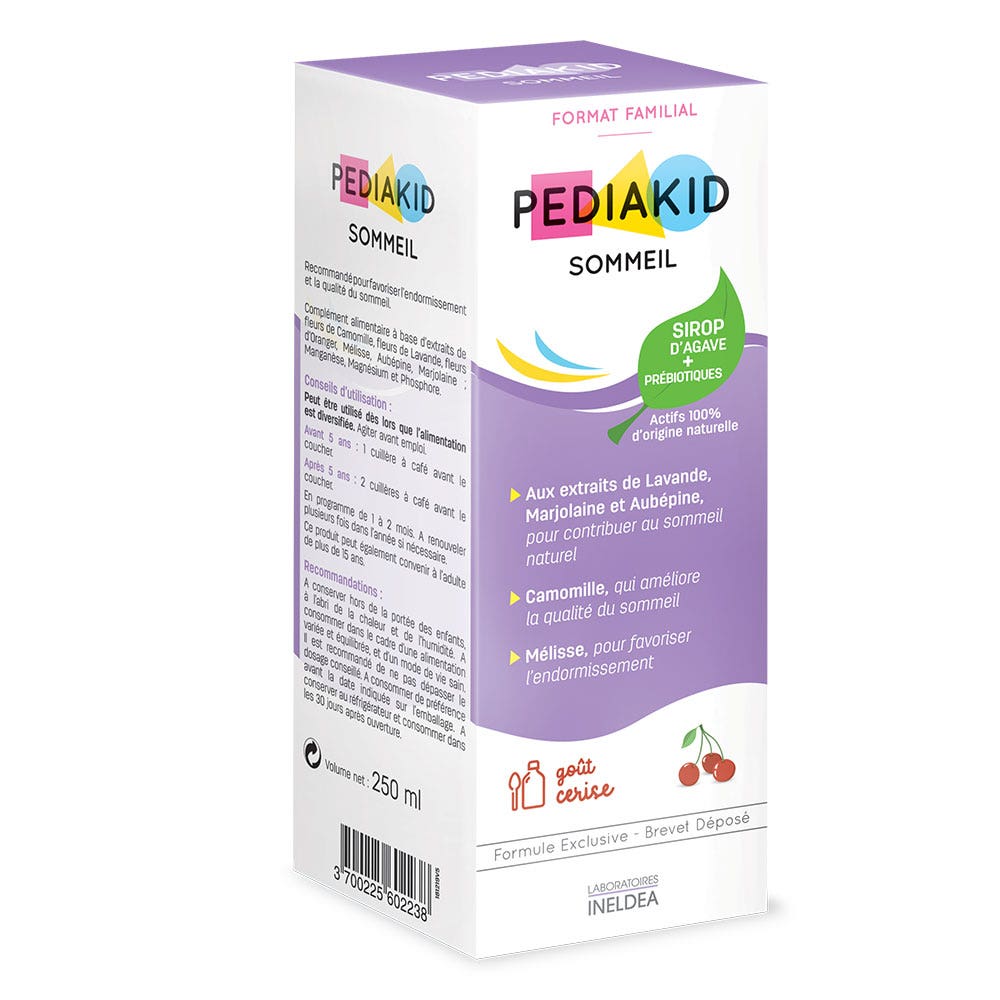 Pediakid Sciroppo sonno gusto ciliegia 250 ml