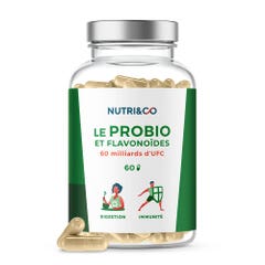 NUTRI&CO Probio² Probiotici e Flavonoidi Gastroresistente 60 capsule