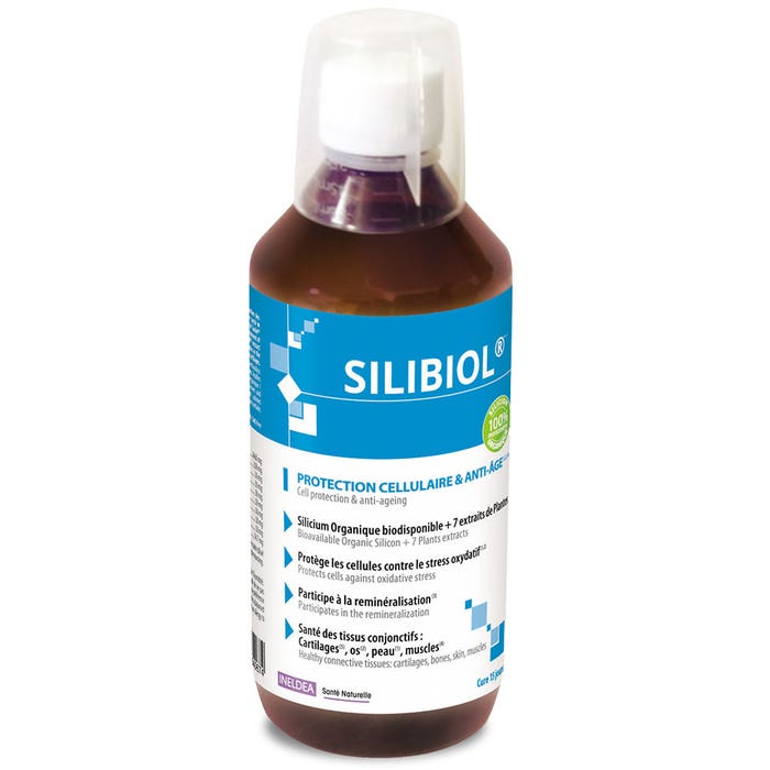 Ineldea Santé Naturelle Silibiol Silicium Protezione cellulare Age Protect 500ml