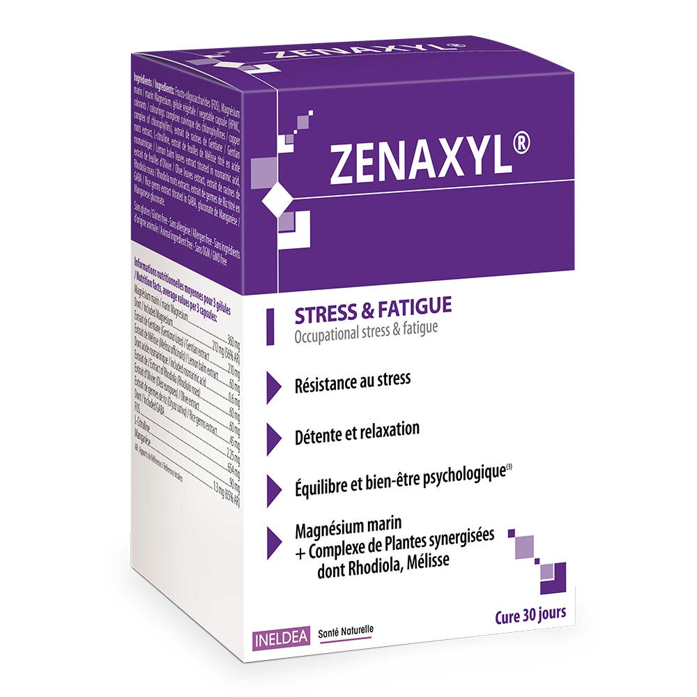 Ineldea Santé Naturelle Zenaxyl 90 Geluli Vegetali