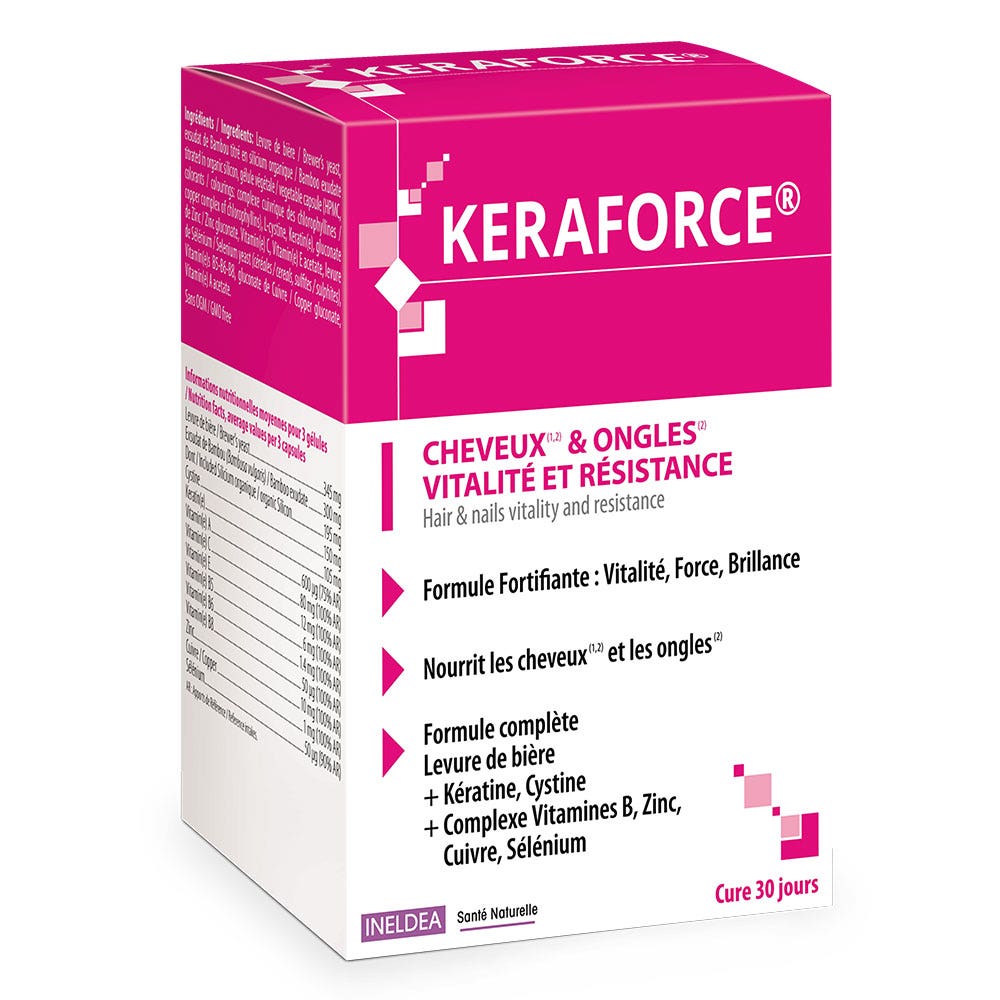 Ineldea Santé Naturelle Keraforce 90 Geluli Vegetali