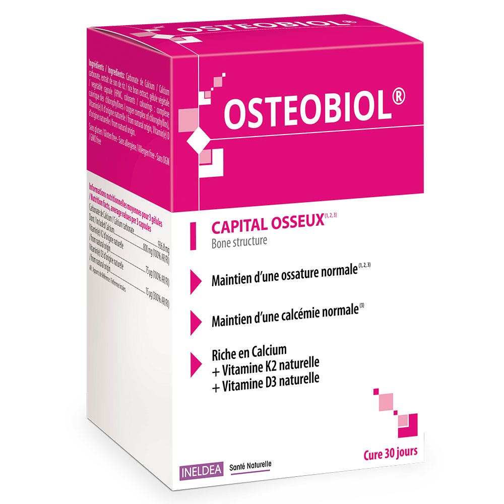 Ineldea Santé Naturelle Osteobiol 90 Gelulati vegetali