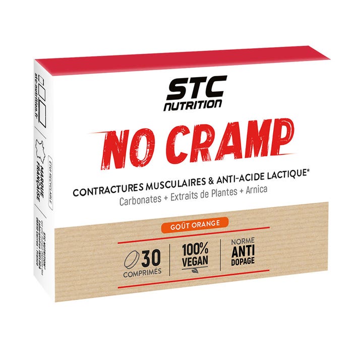 Stc Nutrition No Cramp 30 compresse masticabili N.A. Gusto arancia 30 compresse