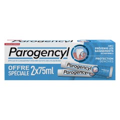 Parogencyl Dentifricio per la prevenzione delle gengive 2x75 ml