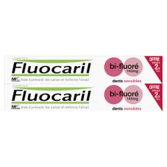 Fluocaril Dentifricio al bi-fluoruro Denti sensibili 2x75ml