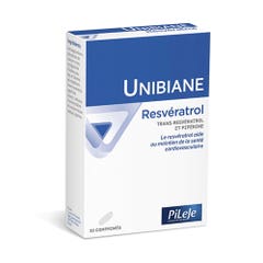 Pileje Unibiane Unibiane Resveratrol 30 Compresse 30 comprimés
