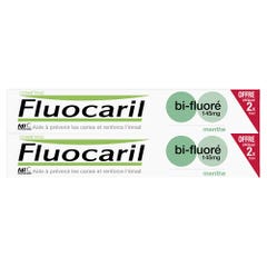 Fluocaril Dentifricio Bi-fluoro alla Menta 2x75ml