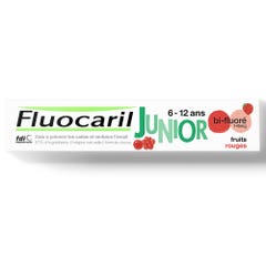 Fluocaril Dentifricio Junior Frutta Rossa Gel 6-12 anni 75ml