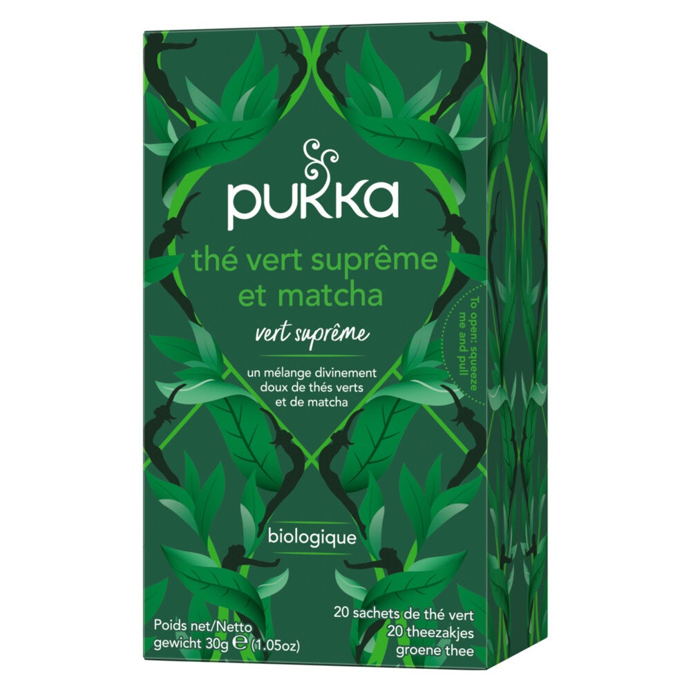 Pukka tè energia e vitalità – tè verde matcha supreme x 20 bustine