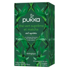 Pukka Tè energia e vitalità - Tè verde Suprême matcha x 20 bustine