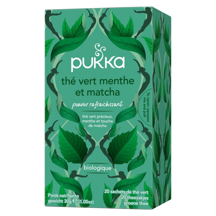 Pukka Tè verde Matcha biologico alla menta 20 bustine - Easypara