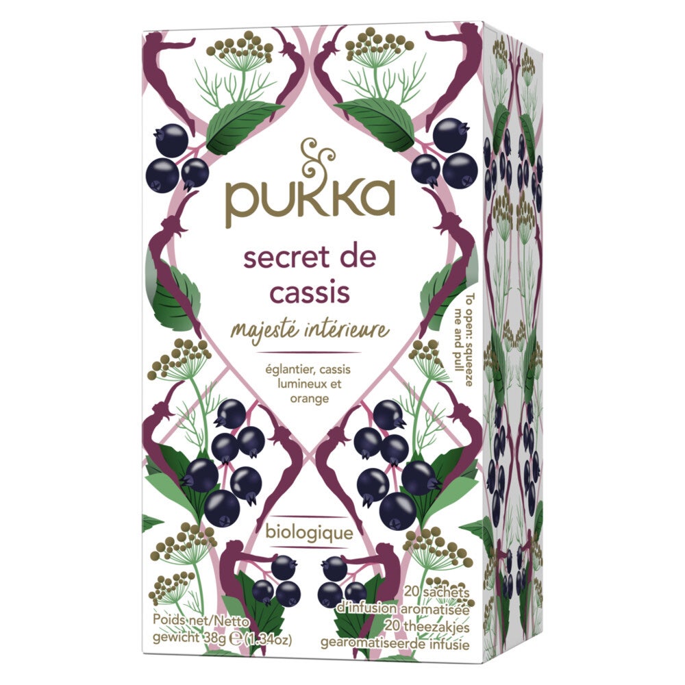 Pukka Infuso biologico Secret de Cassis 20 bustine