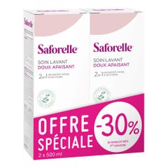 Saforelle Detergente Intimo Delicato 2x500ml