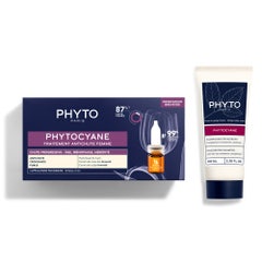 Phyto Phytocyane Set regalo per la perdita progressiva dei capelli per le donne Età, menopausa, ereditarietà