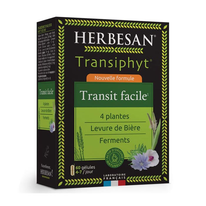 Transiphyt 60 Gélules Transiphyt Transito intestinale Herbesan