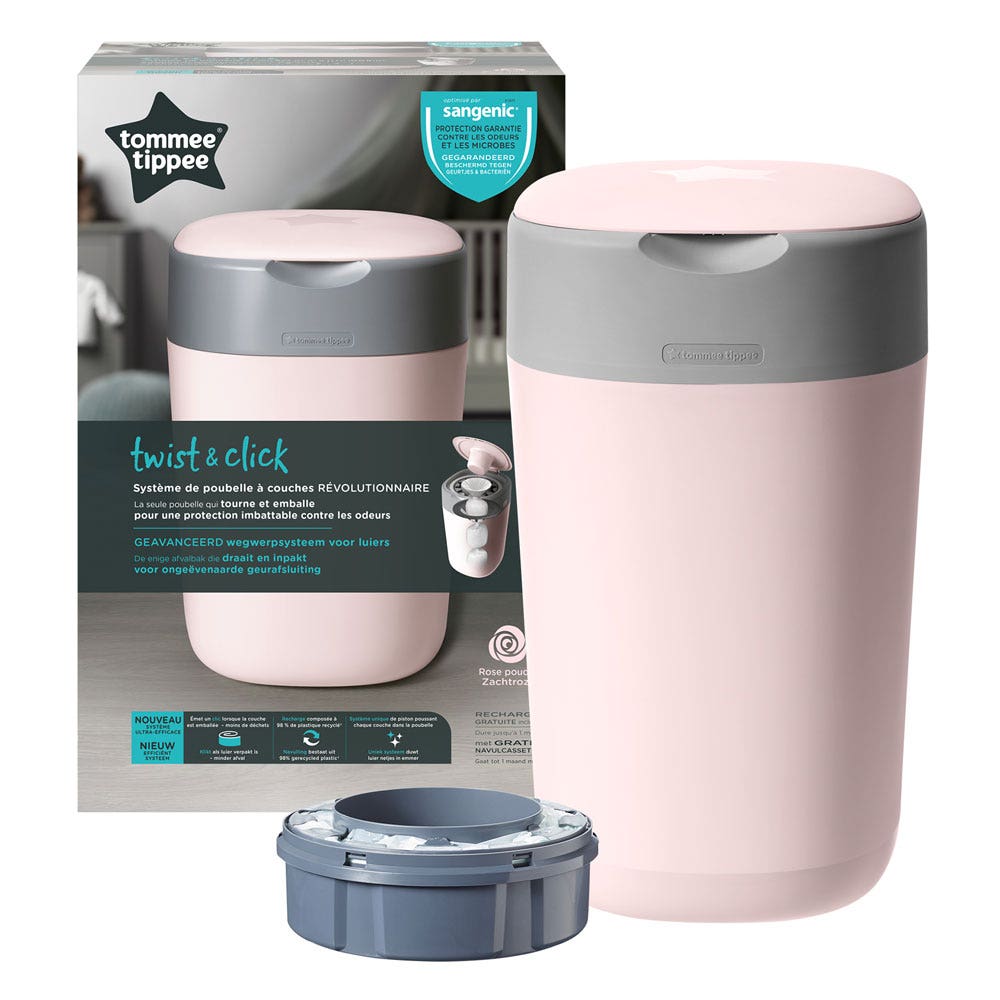 Tommee Tippee Vassoio per pannolini Twist e Click