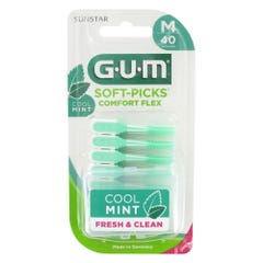 Gum Soft-Picks Scovolini interdentali regolari/medi x40