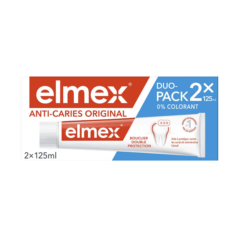 Elmex Anti-caries Original Dentifricio 2x125ml