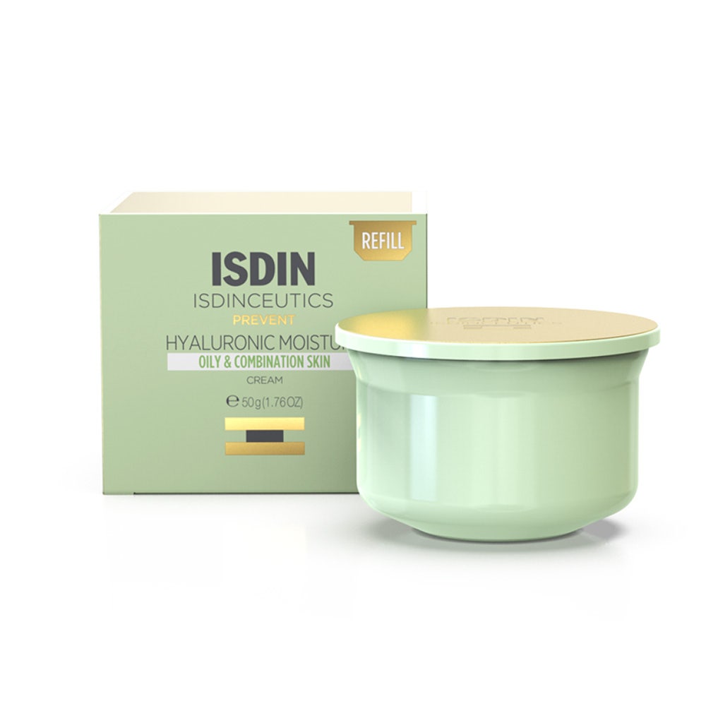 Isdin Hyaluronic Moisture Ricarica di Crema Viso Idratante Anti-Età 50g
