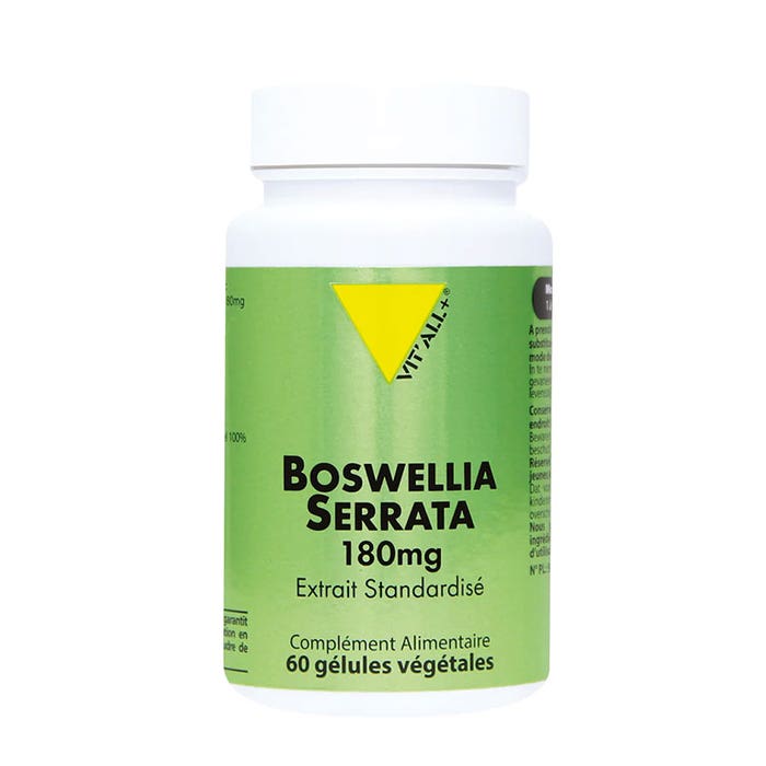Vit'All+ Boswellia Serrata 180mg Biologico 60 capsule vegetali