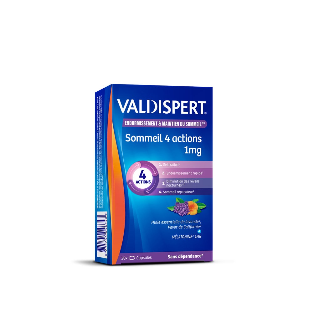 Valdispert Melatonina 1 mg 4 azioni 30 compresse