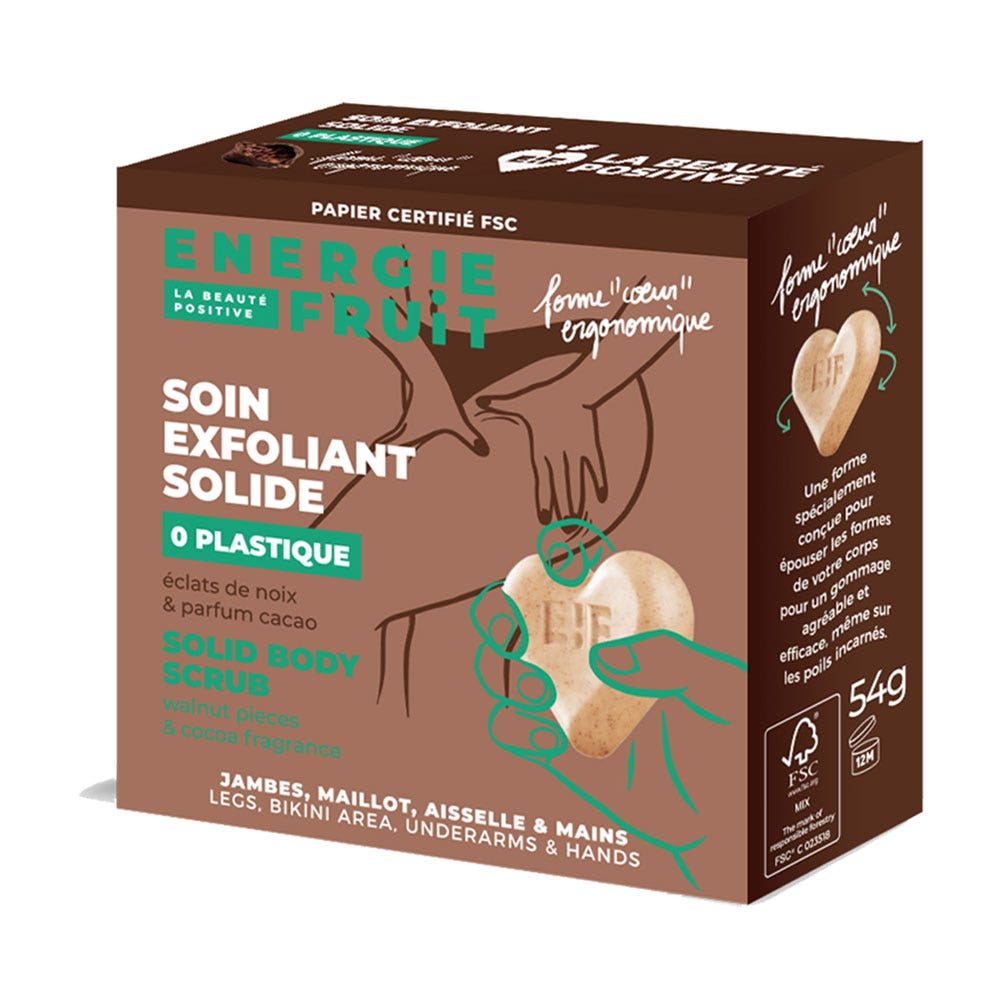 Energie Fruit Trattamento esfoliante solido Profumo di cacao 54g
