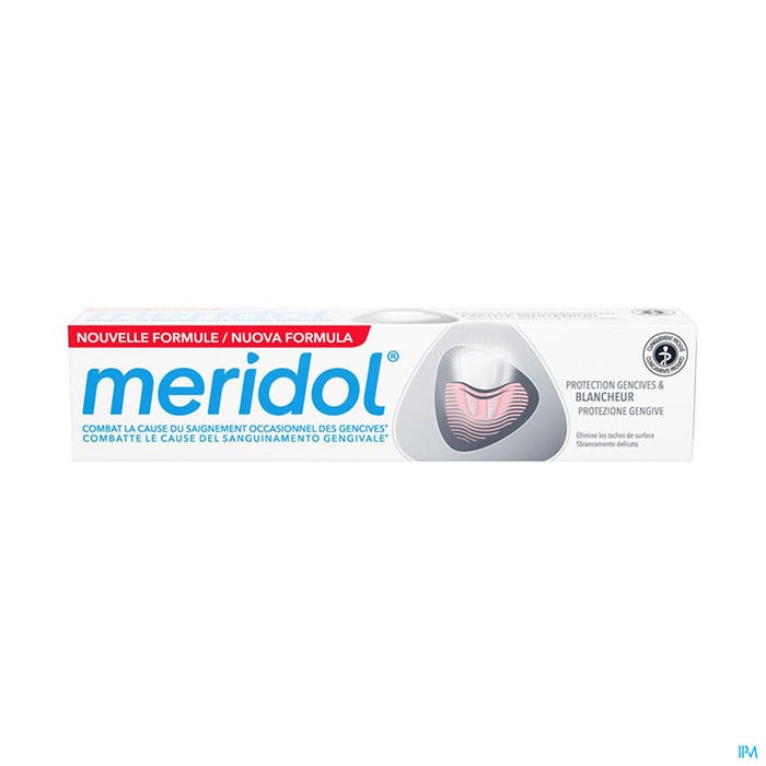 Dentifricio sbiancante protettivo per le gengive 75ml Meridol