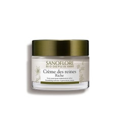 Sanoflore Reines Crema des Reines riche trattamento rigenerante nutriente di luminosità - certificato biologico 50ml