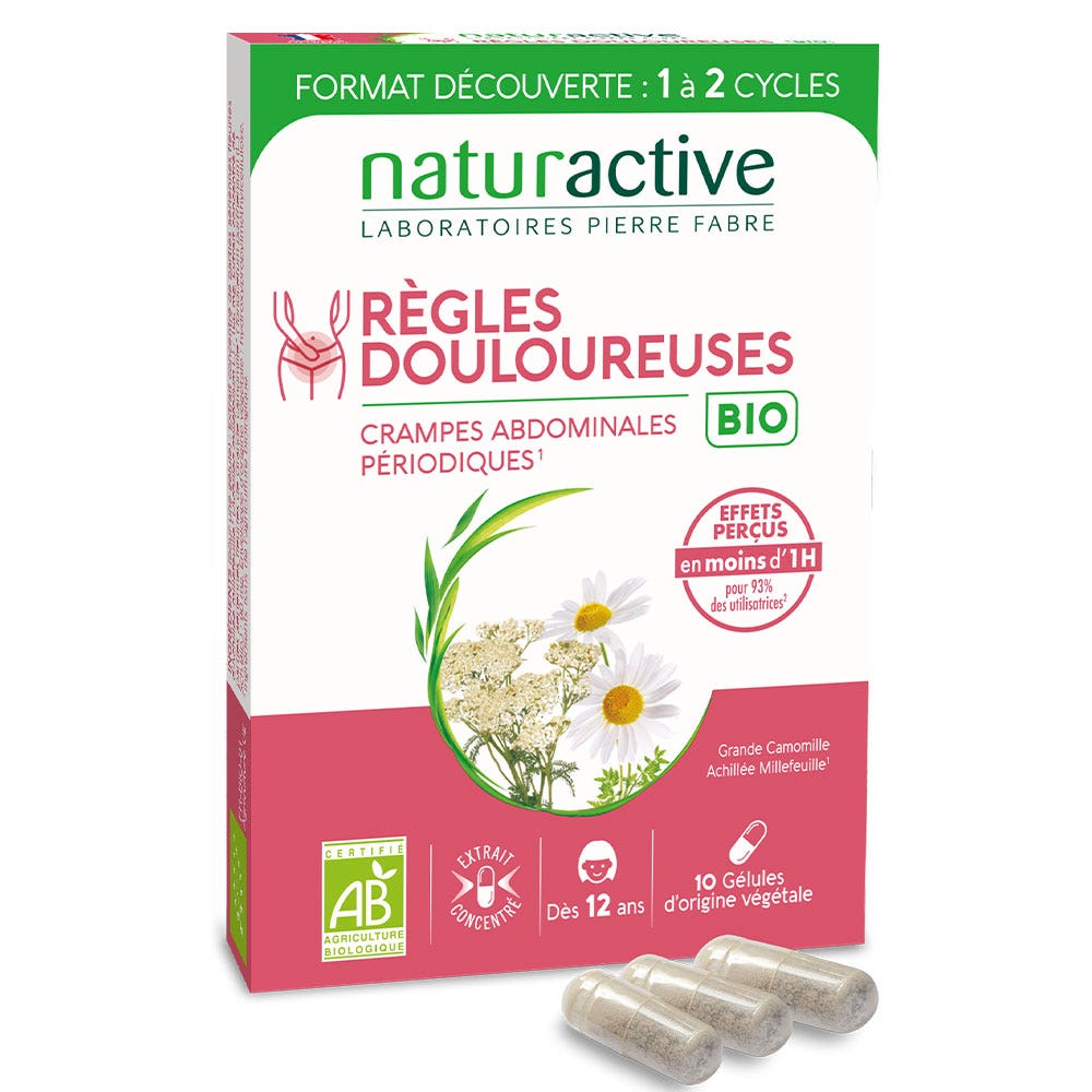 Naturactive Periodi dolorosi organici 10 gélules