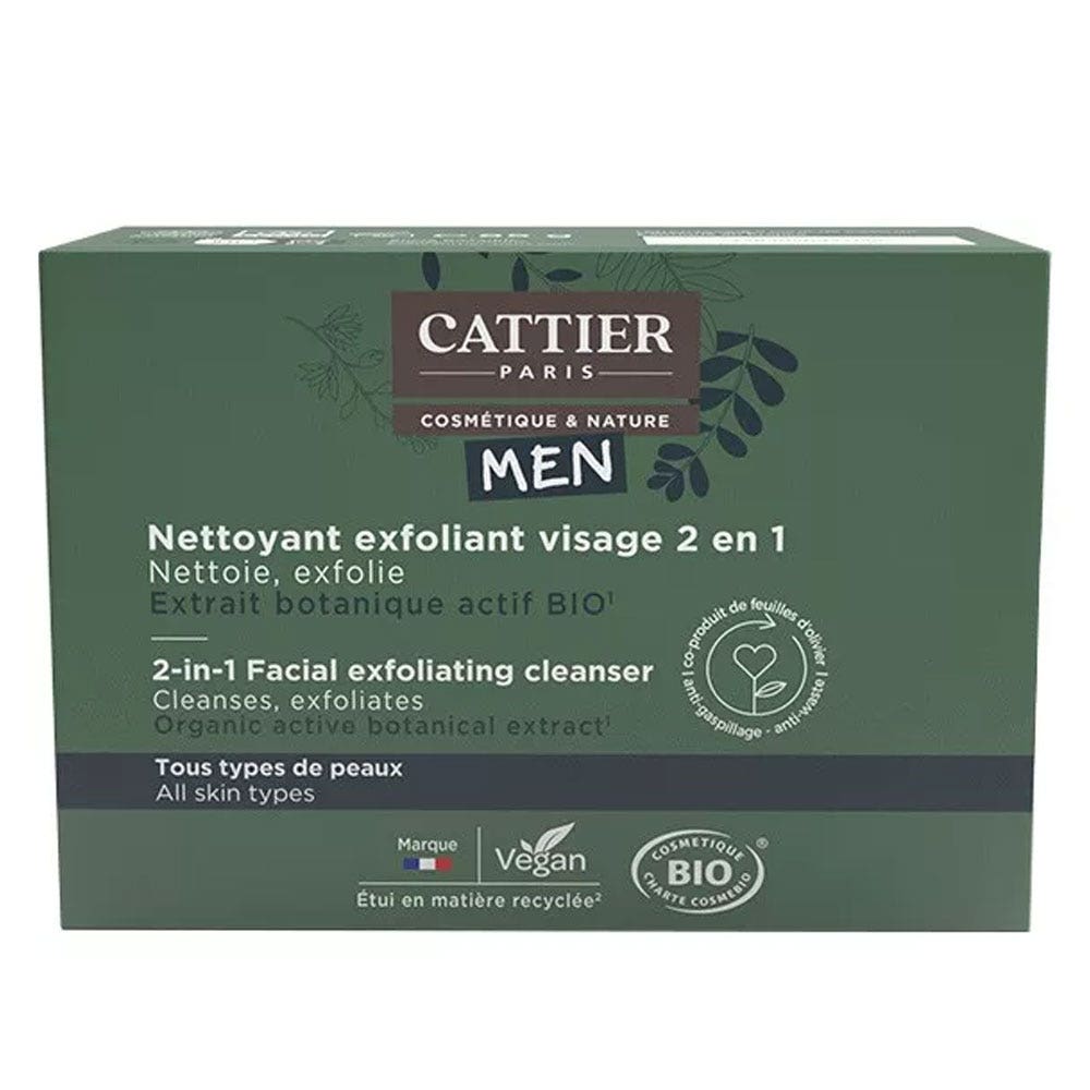 Cattier Uomo Detergente esfoliante 2 in 1 - Solidea organica 85g