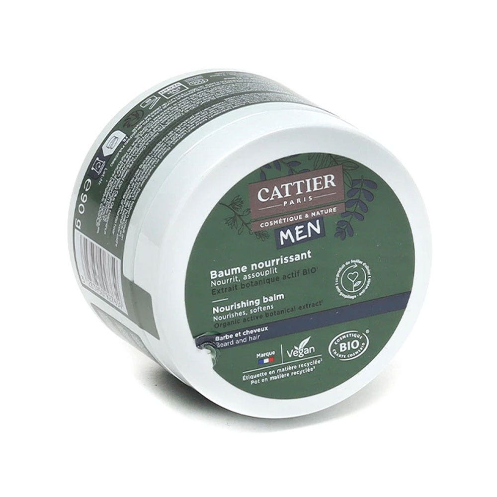Cattier Uomo Balsamo nutriente biologico Barba e Capelli 90g