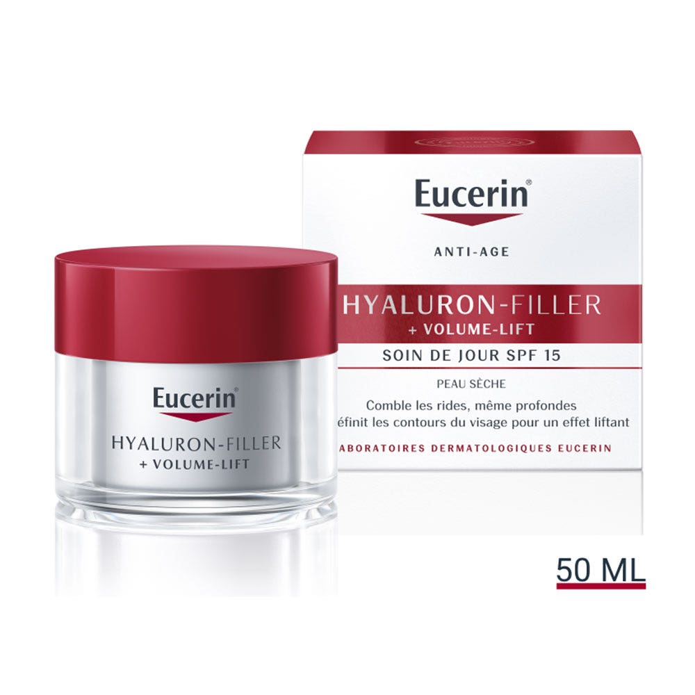 Eucerin Hyaluron-Filler + Volume Lift Crema da Giorno Spf15 Pelli Secche 50ml
