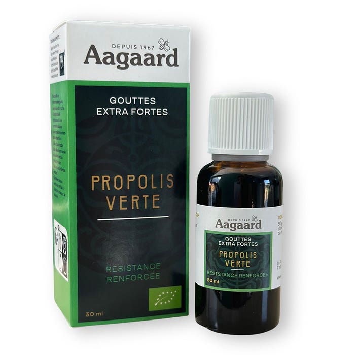 Aagaard Propolis Verte Extra Strength gocce biologiche 30ml
