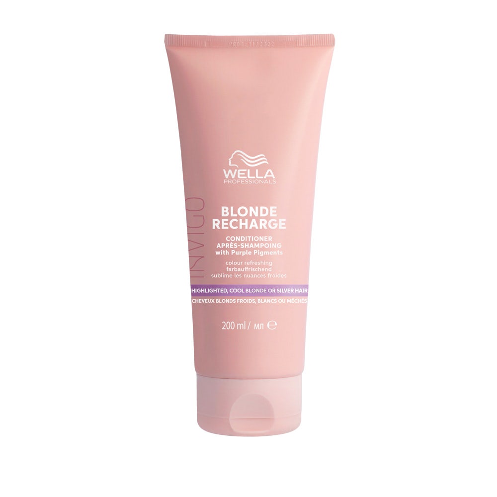 Wella Professionals Invigo Blonde Recharge Conditioner balsamo ravvivante per capelli biondi freddi 200 ml