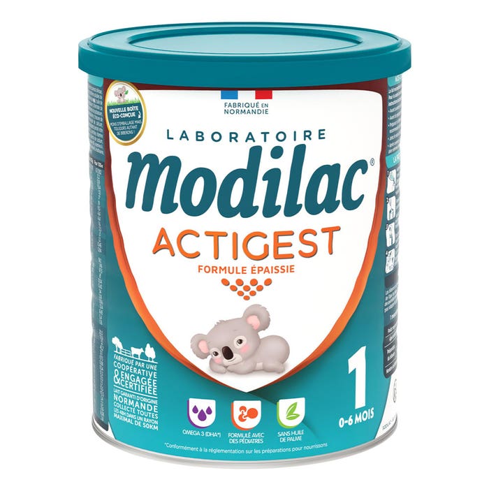 Latte in polvere Formula addensata 800g Actigest 1 Da 0 a 6 mesi Modilac