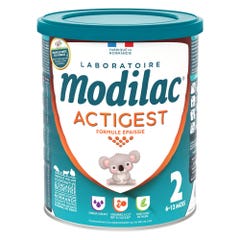 Modilac Actigest Latte in polvere Formula addensata 2 Da 6 a 12 mesi 800 g