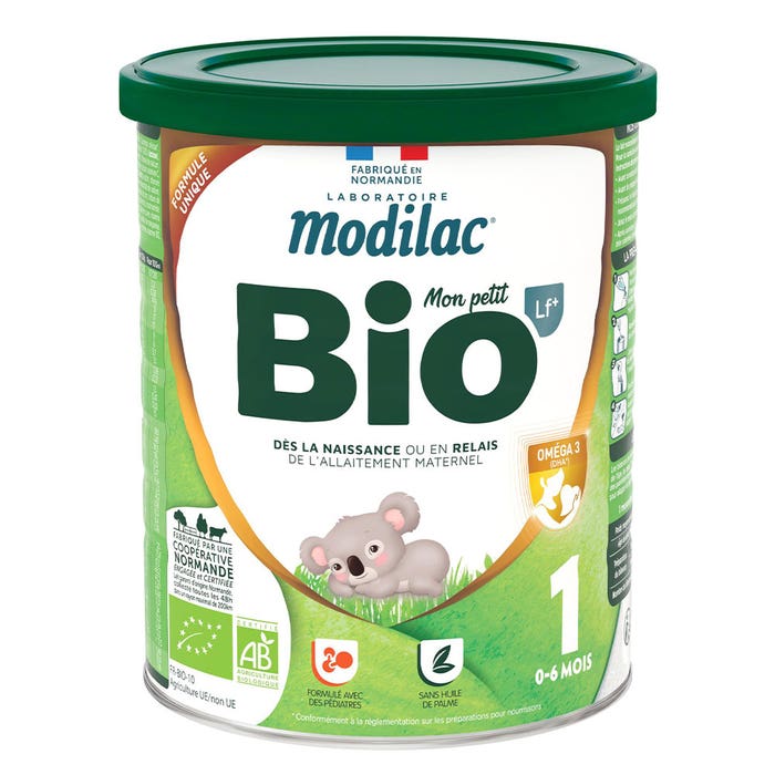 Latte in polvere 800g Bio 1 Da 0 a 6 mesi Modilac