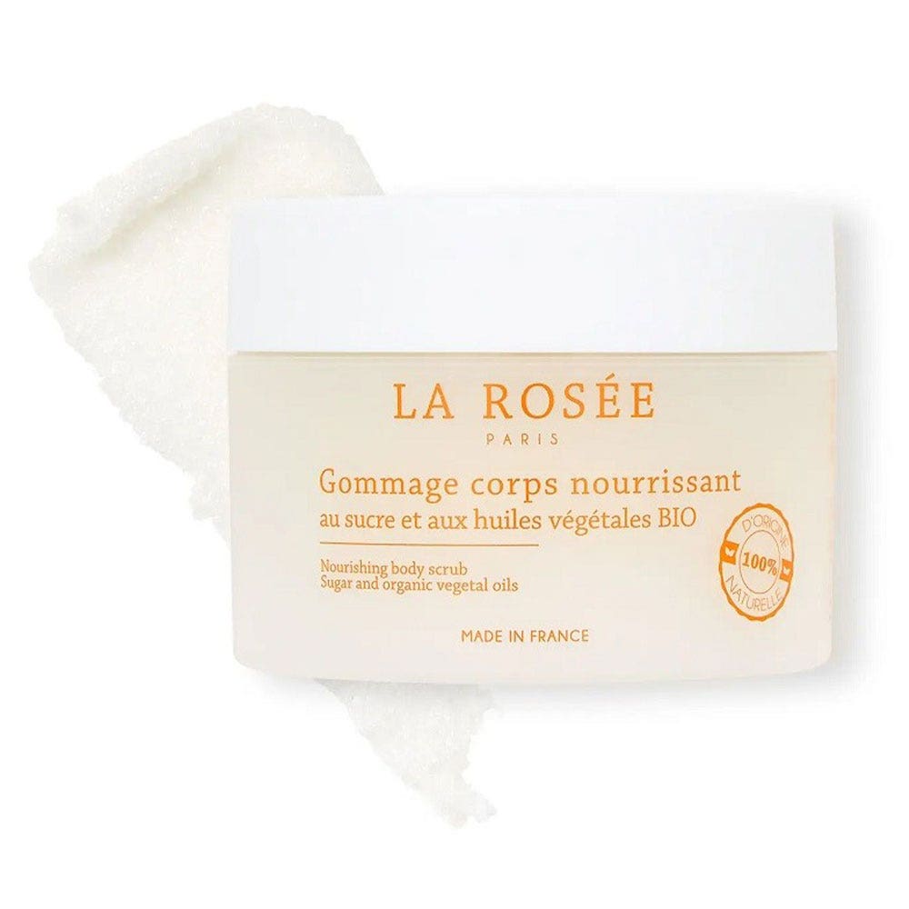 LA ROSÉE Ecoricarica Scrub nutriente per il corpo Con zucchero e oli vegetali biologici 200g