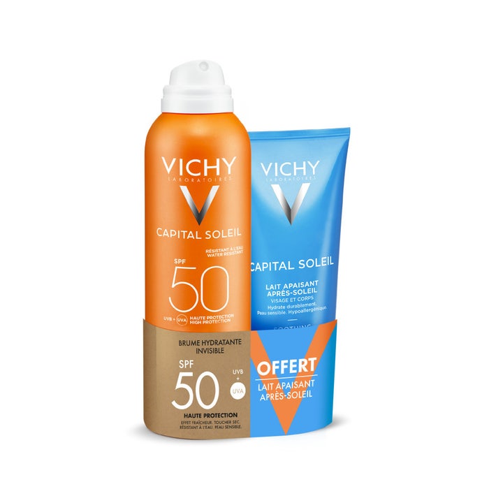 Brume Hydratante Invisible Spf50 + Apres-soleil Offert Capital Soleil Vichy