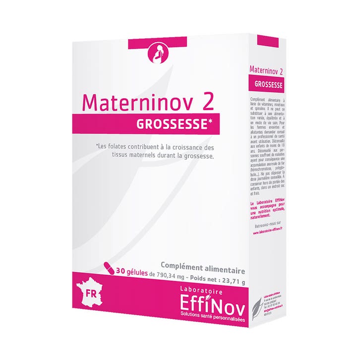 Materninov 2 Gravidanza 30 capsule Grossesse Effinov Nutrition