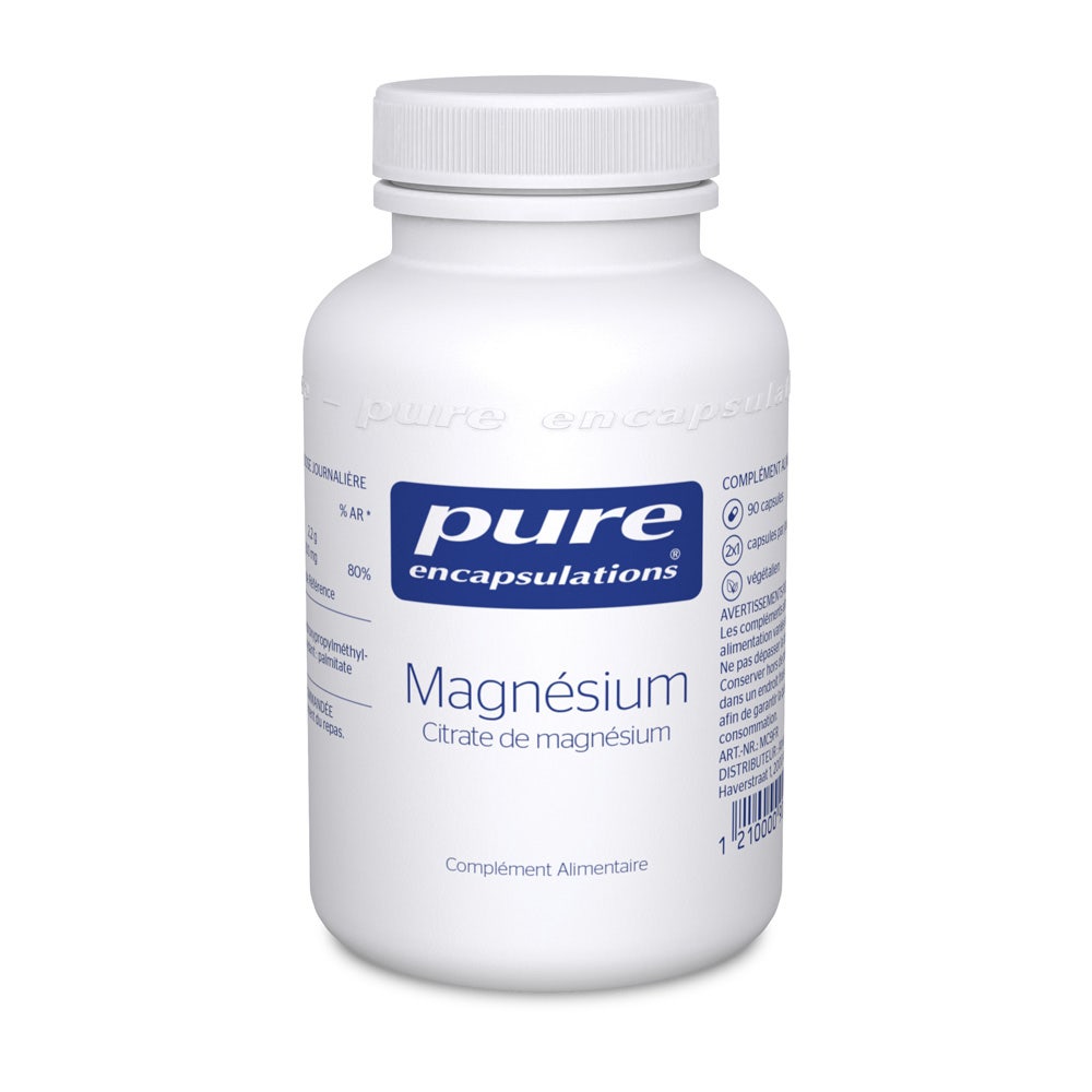 Pure Encapsulations Magnesio (Citrato di Magnesio) 90 capsule